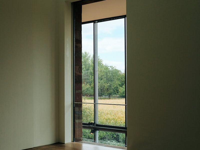 Bright and airy room for training with wooden floor.